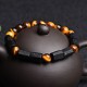 Black Tourmaline Tiger Eye Positive Bracelet