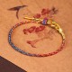 Bamboo White Agate Red Agate Protection Bracelet