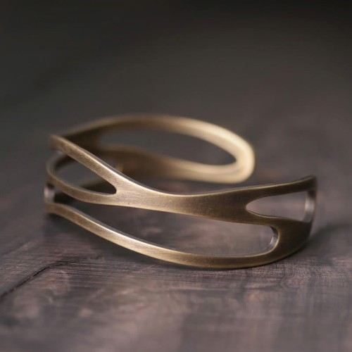 Vintage Copper Brass Wealth Cuff Vintage Copper Brass Wealth Cuff