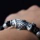 Silver Luck Koi Fish String Bracelet Silver Luck Koi Fish String Bracelet