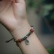 Tibetan Silver Zakiram Goddess Camel Bone Protection Bracelet Tibetan Silver Zakiram Goddess Camel Bone Protection Bracelet