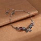 Garnet PiXiu Copper Coin Protection Bracelet