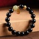 Black Onyx Hetian Jade Lucky Charm Bracelet Black Onyx Hetian Jade Lucky Charm Bracelet