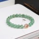 Natural Green Strawberry Quartz Soothing Bracelet Natural Green Strawberry Quartz Soothing Bracelet