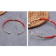 Red String Blessing Protection Cuff Bracelet Red String Blessing Protection Cuff Bracelet
