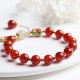 Red Agate Hetian Jade Confidence Charm Bracelet Red Agate Hetian Jade Confidence Charm Bracelet