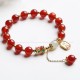 Red Agate Hetian Jade Confidence Charm Bracelet Red Agate Hetian Jade Confidence Charm Bracelet