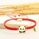 Tibetan Panda Bamboo Lucky Red String Bracelet Tibetan Panda Bamboo Lucky Red String Bracelet