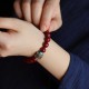 925 Silver Buddha Cinnabar Om Mani Padme Hum Bracelet 925 Silver Buddha Cinnabar Om Mani Padme Hum Bracelet
