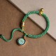 Tibetan Five Gods of Wealth Prayer Wheel Bracelet