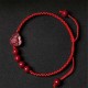 Laughing Buddha Cinnabar Blessing String Bracelet Laughing Buddha Cinnabar Blessing String Bracelet