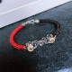 925 Silver PiXiu Prosperity Braided String Bracelet 925 Silver PiXiu Prosperity Braided String Bracelet