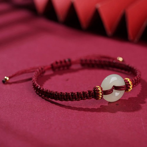 Jade Abundance Braided Bracelet