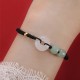 Green Aventurine White Jade Couple Bracelet