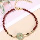 Garnet Peace Buckle Calm Bracelet Garnet Peace Buckle Calm Bracelet