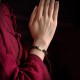 Red Sandalwood Gourd Jade Calm Bracelet