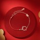 925 Silver Year of the Dragon Copper Koi Fish Luck Bracelet 925 Silver Year of the Dragon Copper Koi Fish Luck Bracelet