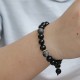 Black Obsidian Glitter Stone Purification Bracelet Black Obsidian Glitter Stone Purification Bracelet