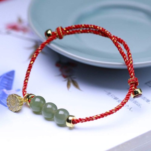 Natural Jade Lotus Seed Strength Bracelet Natural Jade Lotus Seed Strength Bracelet
