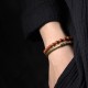 Red Jasper Moss Agate Black Obsidian Peace Bracelet Red Jasper Moss Agate Black Obsidian Peace Bracelet