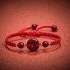 Natural Cinnabar Peace Buckle Blessing Bracelet Natural Cinnabar Peace Buckle Blessing Bracelet