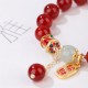 Natural Red Agate Jade Confidence Blessing Bracelet