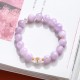 Kunzite Hetian White Jade Gourd Love Bracelet Kunzite Hetian White Jade Gourd Love Bracelet