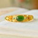 Cyan Jade White Jade Harmony Luck Bracelet Cyan Jade White Jade Harmony Luck Bracelet