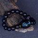 Ebony Wood Liuli Glass Lovely Cat Balance Bracelet Ebony Wood Liuli Glass Lovely Cat Balance Bracelet