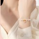 925 Sterling Silver Hetian White Jade Cherry Blossom Protection Bracelet 925 Sterling Silver Hetian White Jade Cherry Blossom Protection Bracelet