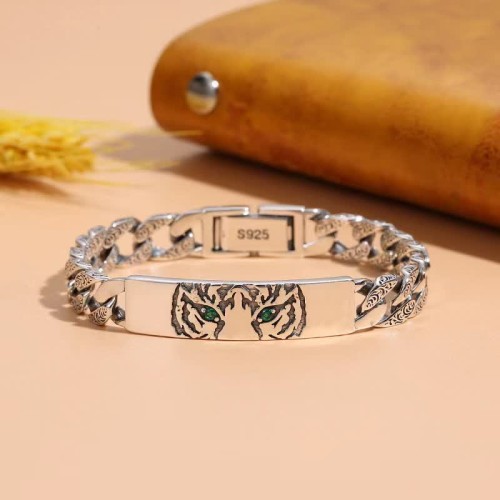 Tiger Copper Luck Cuff Bracelet