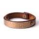 Vintage Handmade Copper Brass Leather Wealth Bracelet Vintage Handmade Copper Brass Leather Wealth Bracelet