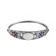 Cyan Jade White Jade Harmony Luck Bracelet Cyan Jade White Jade Harmony Luck Bracelet