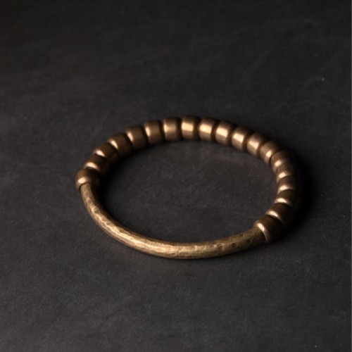 Copper Brass Bead Luck Wealth Bracelet Copper Brass Bead Luck Wealth Bracelet
