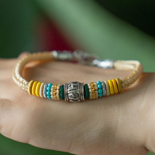 Tibetan Om Mani Padme Hum Purity Bracelet Tibetan Om Mani Padme Hum Purity Bracelet