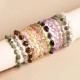 Irregular Shape Stone Crystal Meditation Balance Bracelet Irregular Shape Stone Crystal Meditation Balance Bracelet