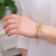 Citrine Peace Buckle Happiness Braided Bracelet Citrine Peace Buckle Happiness Braided Bracelet