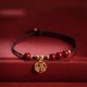 Cinnabar Fu Character Charm Blessing Bracelet Cinnabar Fu Character Charm Blessing Bracelet