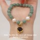 Jade Pearl Fox Charm Luck Bracelet Jade Pearl Fox Charm Luck Bracelet