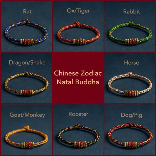 Tibetan Chinese Zodiac Buddha Luck Strength Bracelet Tibetan Chinese Zodiac Buddha Luck Strength Bracelet