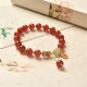 Natural Red Agate Jade Confidence Blessing Bracelet