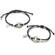 Green Aventurine White Jade Couple Bracelet
