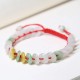 Round Jade Lucky Red String Weave Bracelet Round Jade Lucky Red String Weave Bracelet