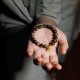 999 Gold Brunei Agarwood Cyan Jade Lotus Bracelet 999 Gold Brunei Agarwood Cyan Jade Lotus Bracelet