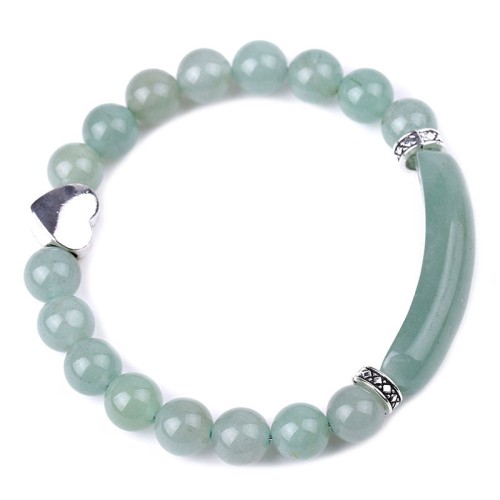 Crystal Beads Unisex Heart Bracelet Crystal Beads Unisex Heart Bracelet