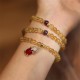 Citrine Amethyst PiXiu Prosperity Bracelet