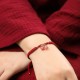 Strawberry Quartz Amethyst Green Phantom Positive Bracelet