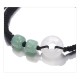 Green Aventurine White Jade Couple Bracelet