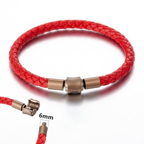 Vintage Leather Rope Luck Braid Bracelet Vintage Leather Rope Luck Braid Bracelet