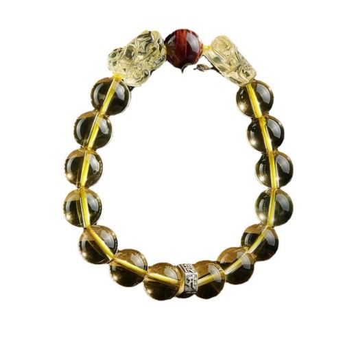 Citrine PiXiu Tiger Eye Prosperity Protection Bracelet Citrine PiXiu Tiger Eye Prosperity Protection Bracelet